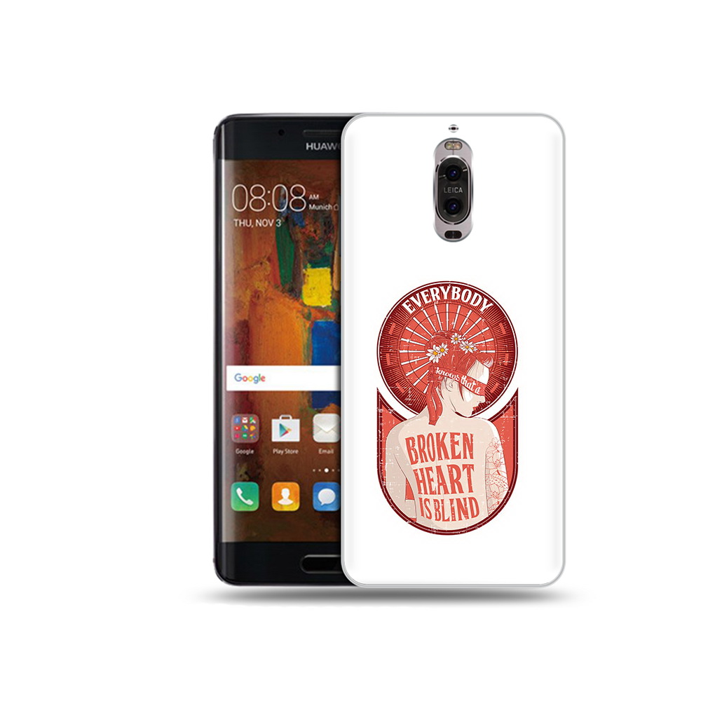 

Чехол MyPads Tocco для Huawei Mate 9 Pro девушка разбитое сердце (PT50613.55.310), Прозрачный, Tocco