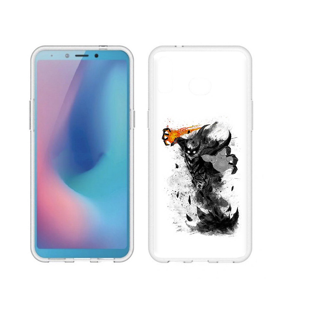 

Чехол MyPads Tocco для Samsung Galaxy A6s nevermore черно белый (PT123850.597.21), Прозрачный, Tocco