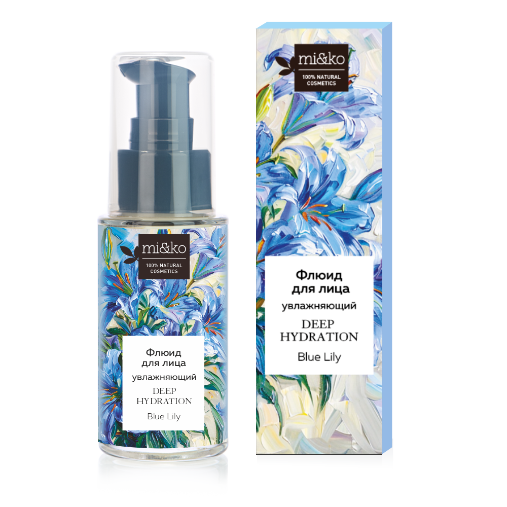 Увлажняющий флюид для лица Mi&Ko Deep Hydration Blue Lily 30 мл