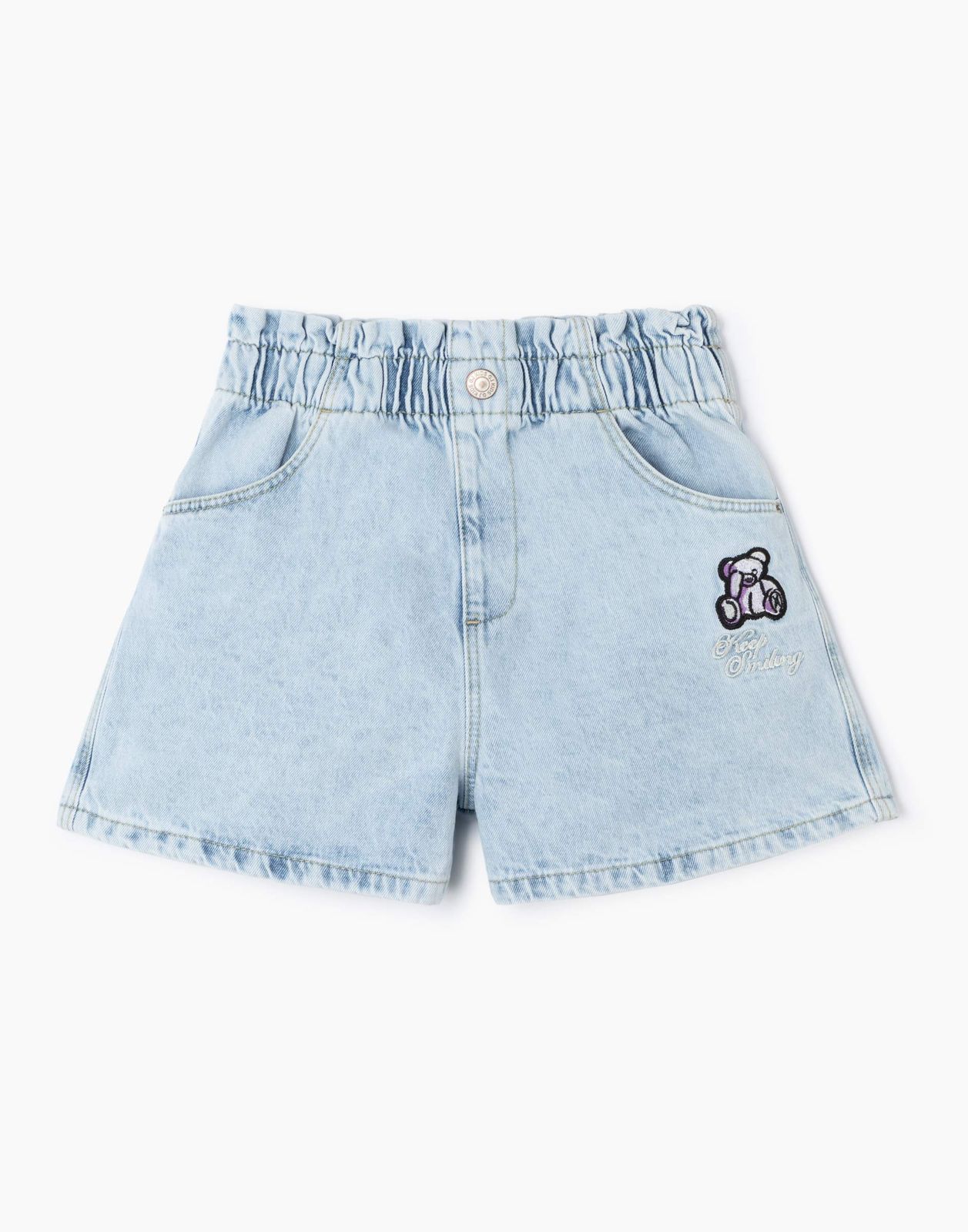 

Шорты для девочки Gloria Jeans GSH012304 синий /лайт айс/ 4-6л/116, Голубой, GSH012304