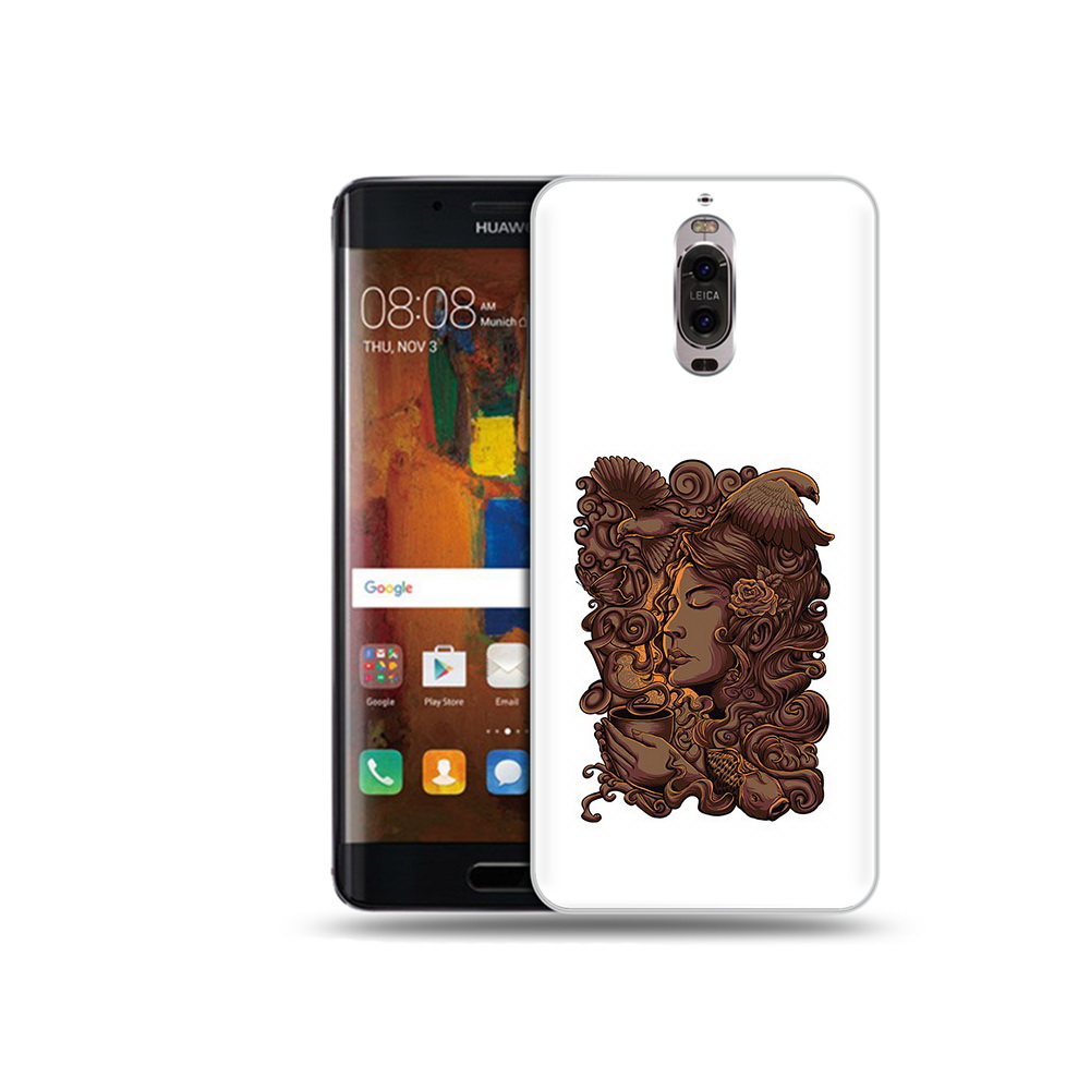 

Чехол MyPads Tocco для Huawei Mate 9 Pro девушка с длинными волосами абстракция, Прозрачный, Tocco