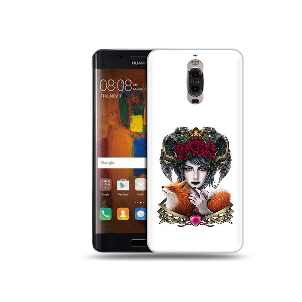 

Чехол MyPads Tocco для Huawei Mate 9 Pro девушка с лисой (PT50613.55.314), Прозрачный, Tocco