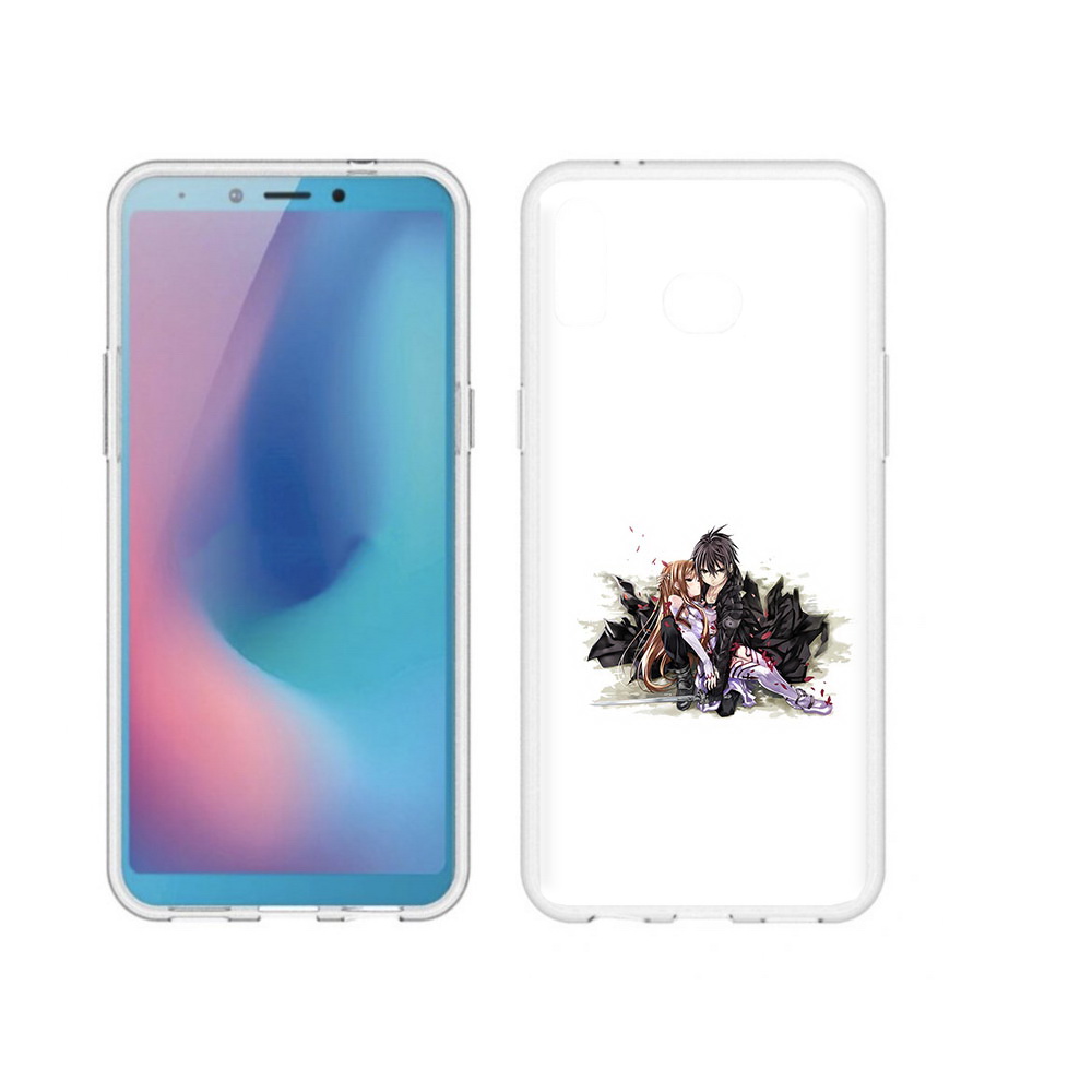 

Чехол MyPads Tocco для Samsung Galaxy A6s аниме асуна (PT123850.597.222), Прозрачный, Tocco