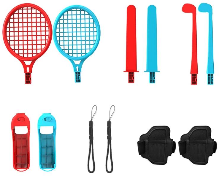 фото Набор 2 теннисные ракетки tennis 12 in 1 sport kit dobe (lf-n1201) (switch)