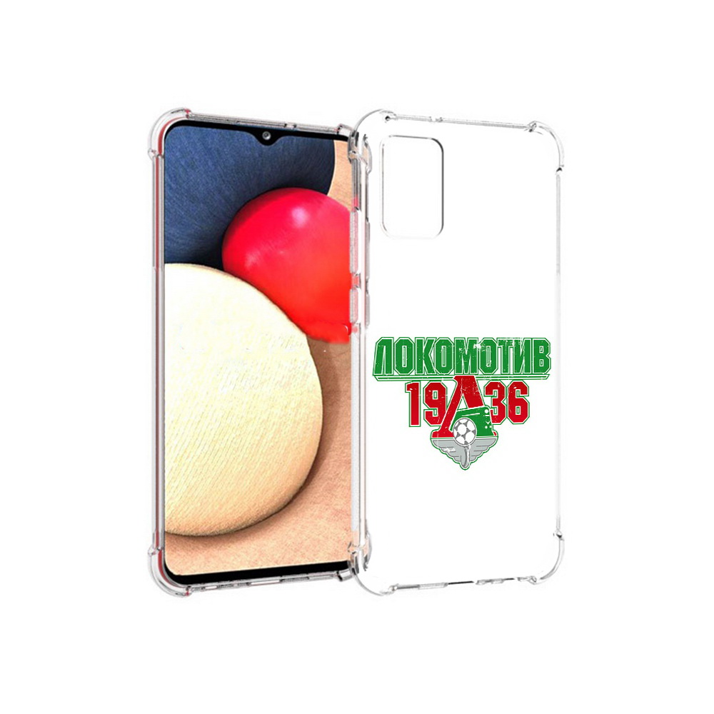 

Чехол MyPads Tocco для Samsung Galaxy A02s ФК локомотив 1936 (PT156738.479.182), Прозрачный, Tocco