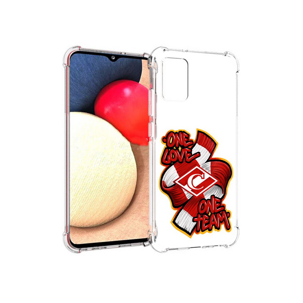 

Чехол MyPads Tocco для Samsung Galaxy A02s ФК спарак 1 любовь (PT156738.479.184), Прозрачный, Tocco