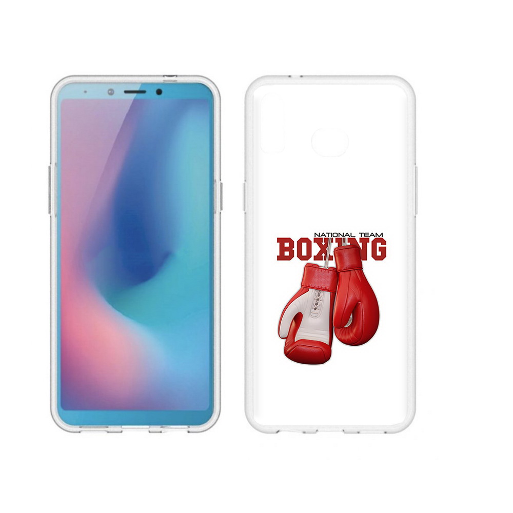 фото Чехол mypads tocco для samsung galaxy a6s боксерские перчатки (pt123850.597.244)