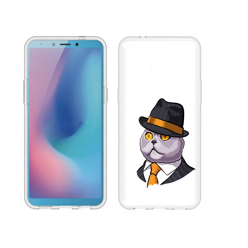 

Чехол MyPads Tocco для Samsung Galaxy A6s британец (PT123850.597.247), Прозрачный, Tocco