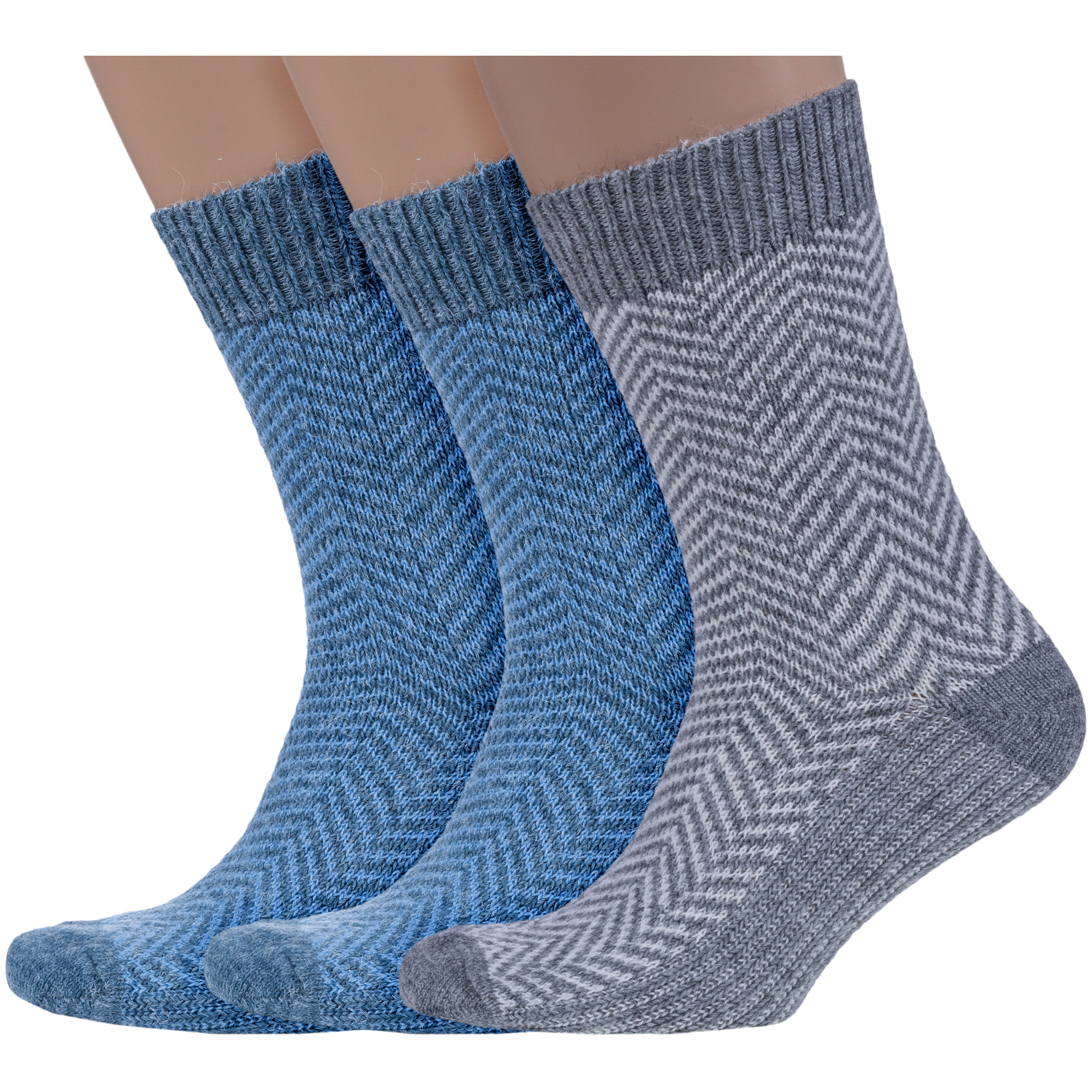 Комплект носков мужских Rusocks 3-М-162 разноцветных 25-27