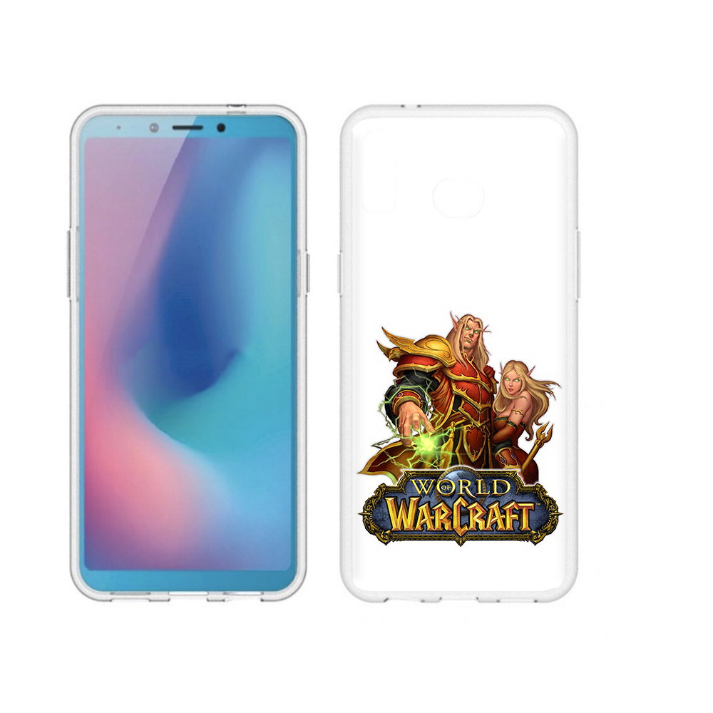 

Чехол MyPads Tocco для Samsung Galaxy A6s варкрафт2 (PT123850.597.256), Прозрачный, Tocco