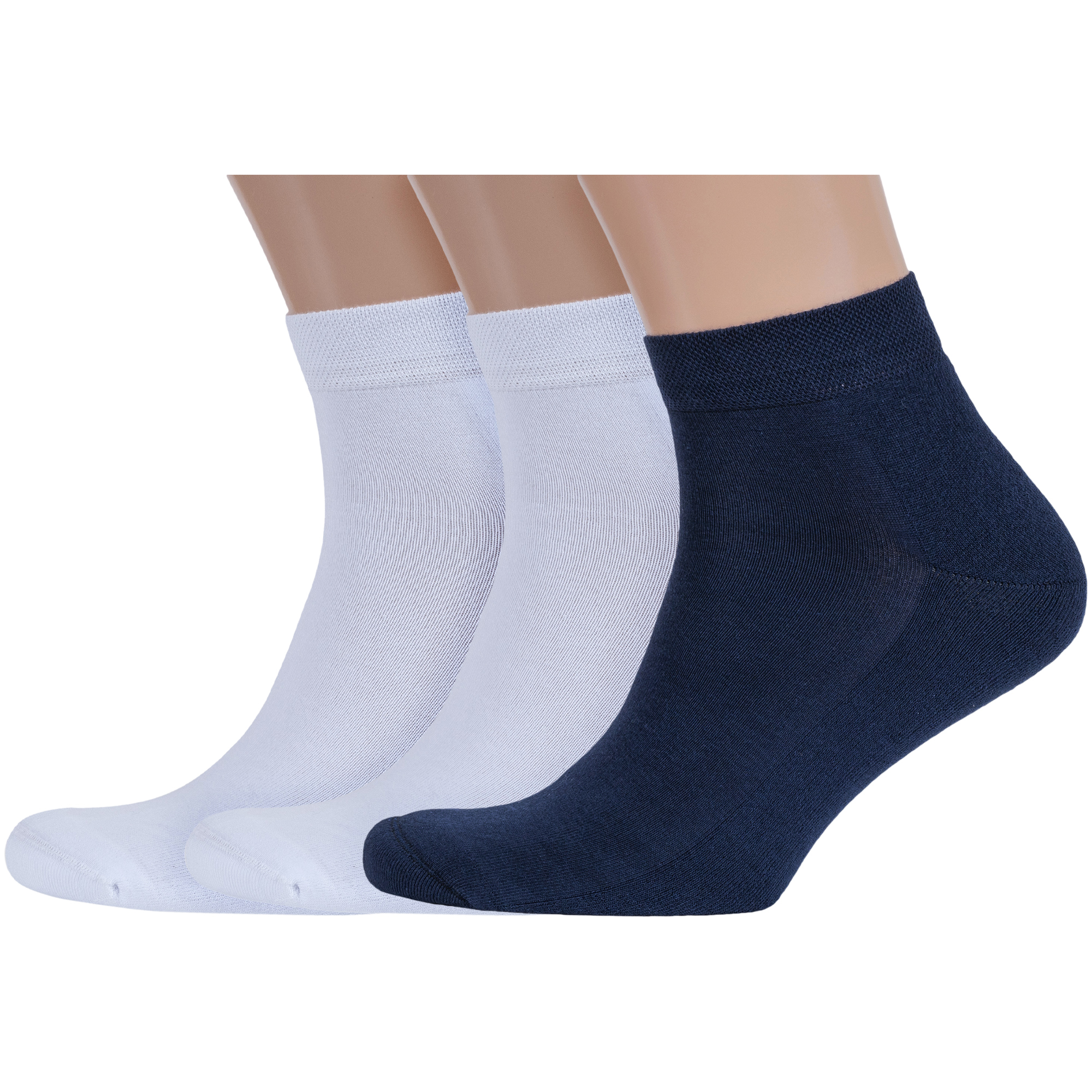 

Комплект носков мужских Rusocks 3-М-1334 разноцветных 25-27, Белый;синий, 3-М-1334