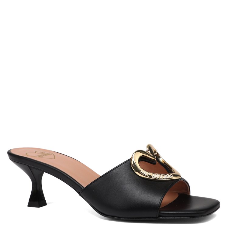 

Мюли женские Love Moschino JA28375G черные 36 EU, Черный, JA28375G