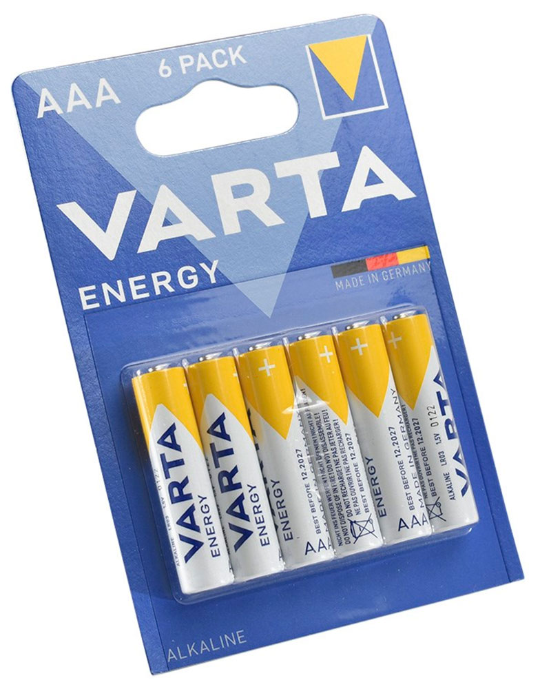 

Батарейки VARTA ENERGY AAA бл.6, ENERGY AAA бл.6