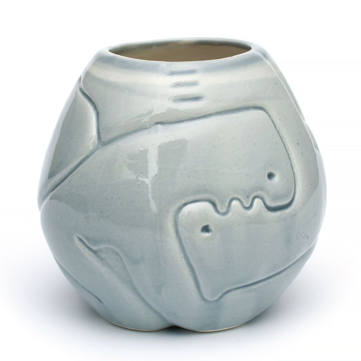 

Калабас для мате фарфоровый "Инь и Янь" серый, 250 мл