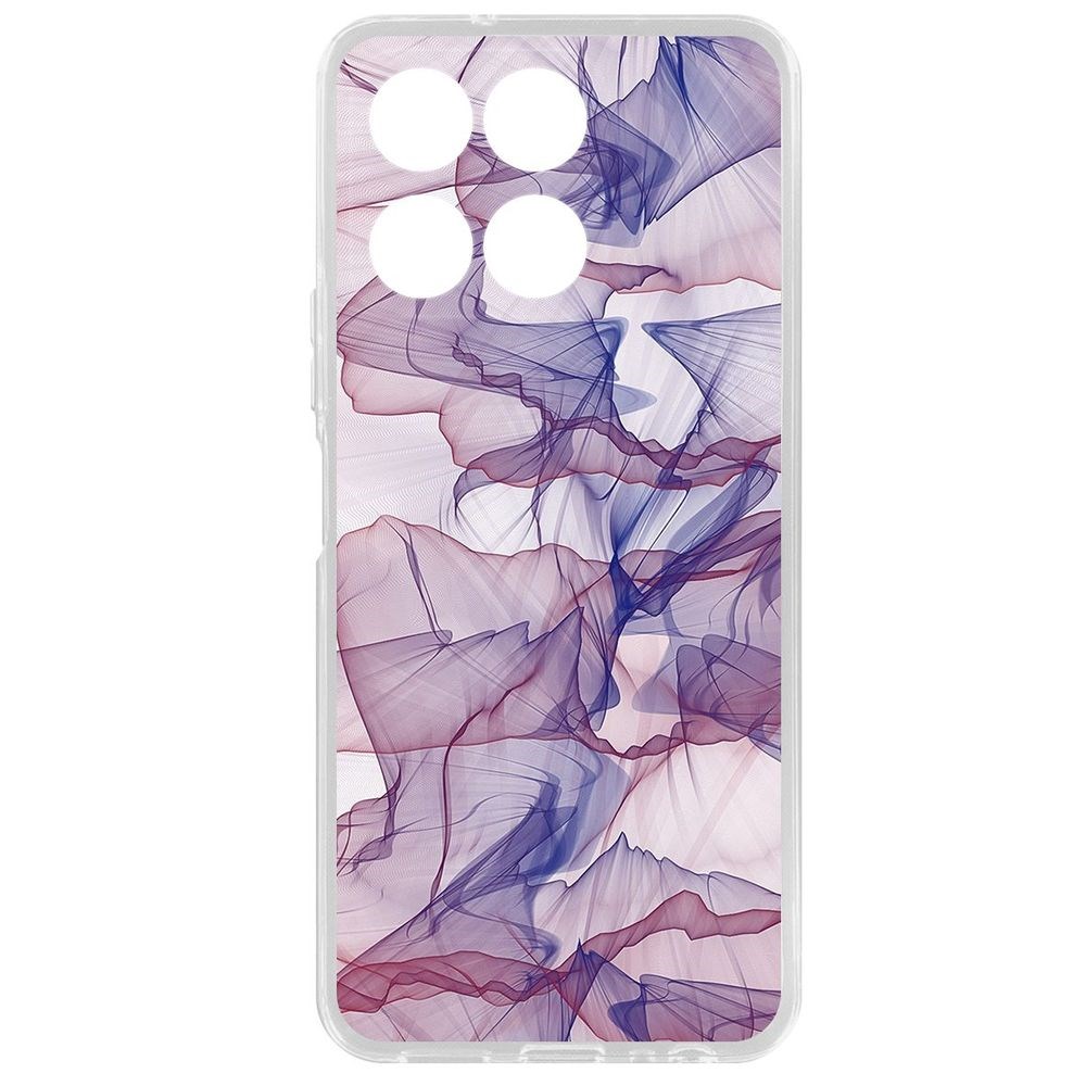 

Чехол-накладка Krutoff Clear Case Абстракт 15 для Honor X6a, Прозрачный