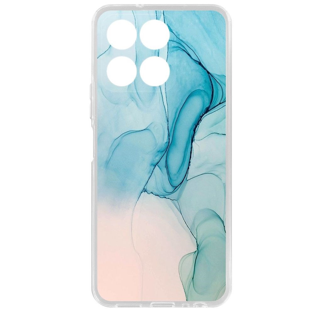 

Чехол-накладка Krutoff Clear Case Абстракт разводы для Honor X6a, Прозрачный