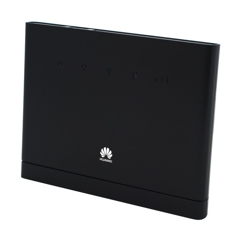 WiFi роутер Huawei B315s-22 black, до 300Мбит, cat.4, 2,4ГГц, сим карта в подарок, размер 181 x 126 x 36 мм