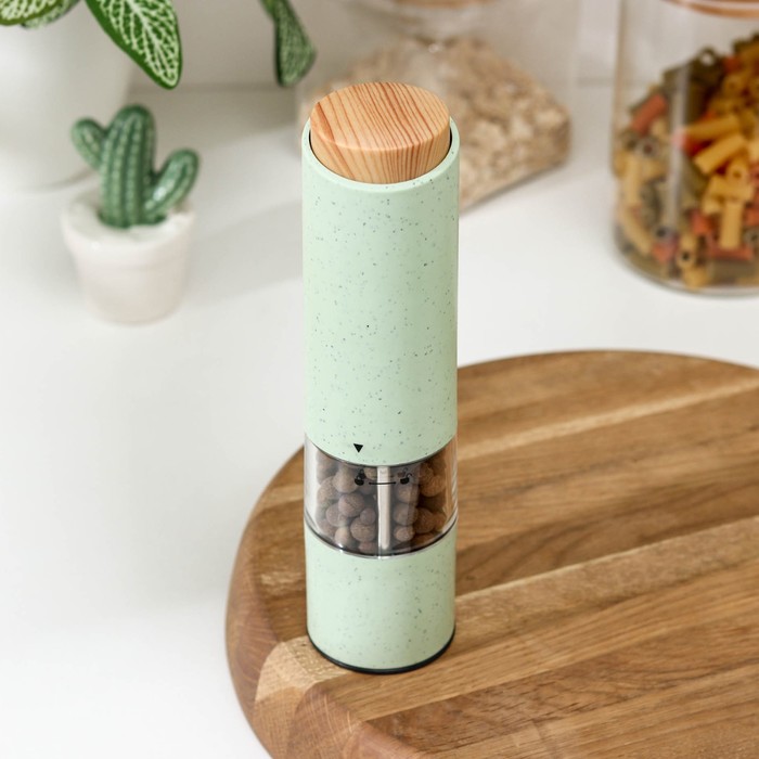 

Мельница Soft bamboo, керамический механизм, цвет зелёный