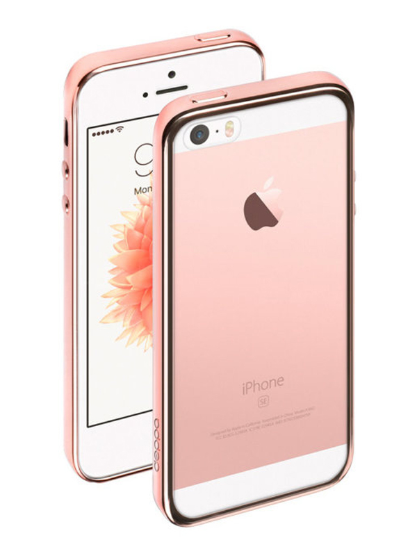 фото Чехол deppa gel plus case для apple iphone 5/5s/se, pink