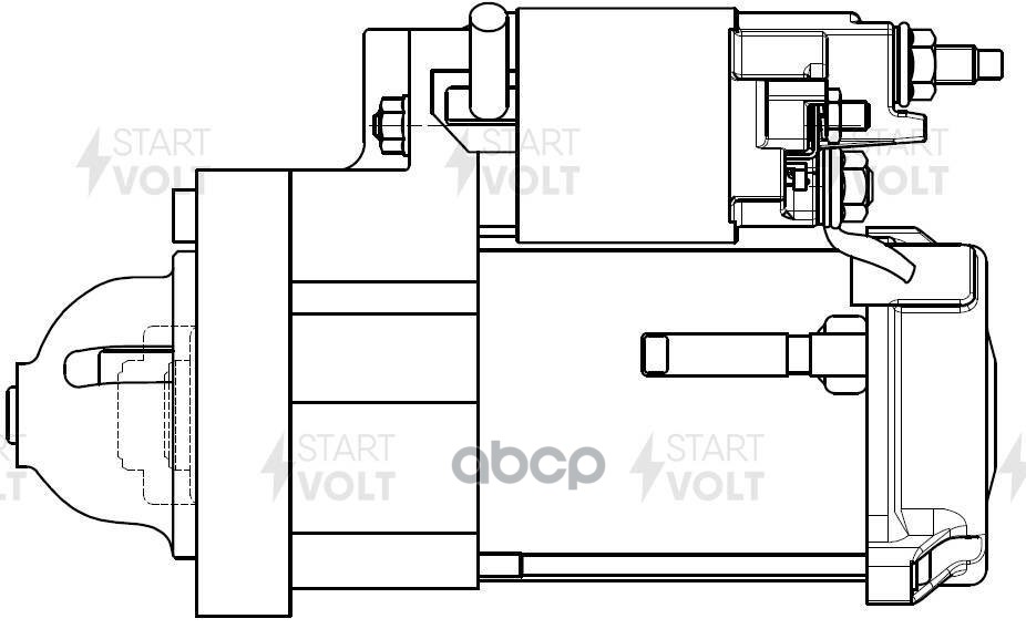 

Стартер Для А/М Bmw X1 F48 (14-) 2.0D 1,9Квт (Lst 2613) 12418570845 STARTVOLT арт. LSt2613