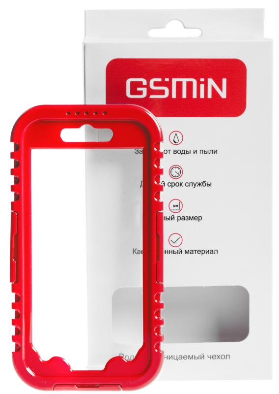 

Водонепроницаемый чехол для Apple iPhone 7/8 GSMIN Ribbed WaterProof Case (Красный)