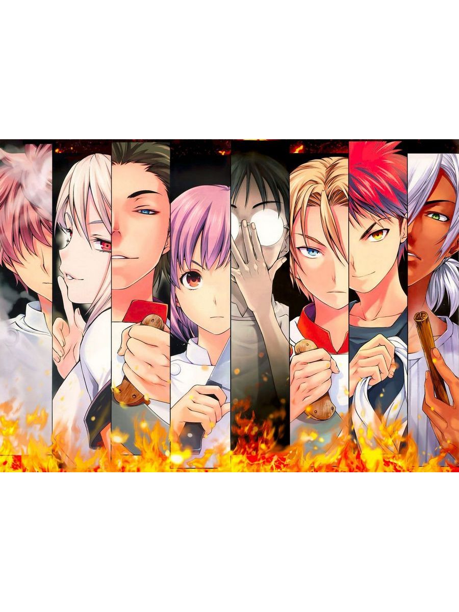 

Постер DRABS A3 Shokugeki no Soma аниме