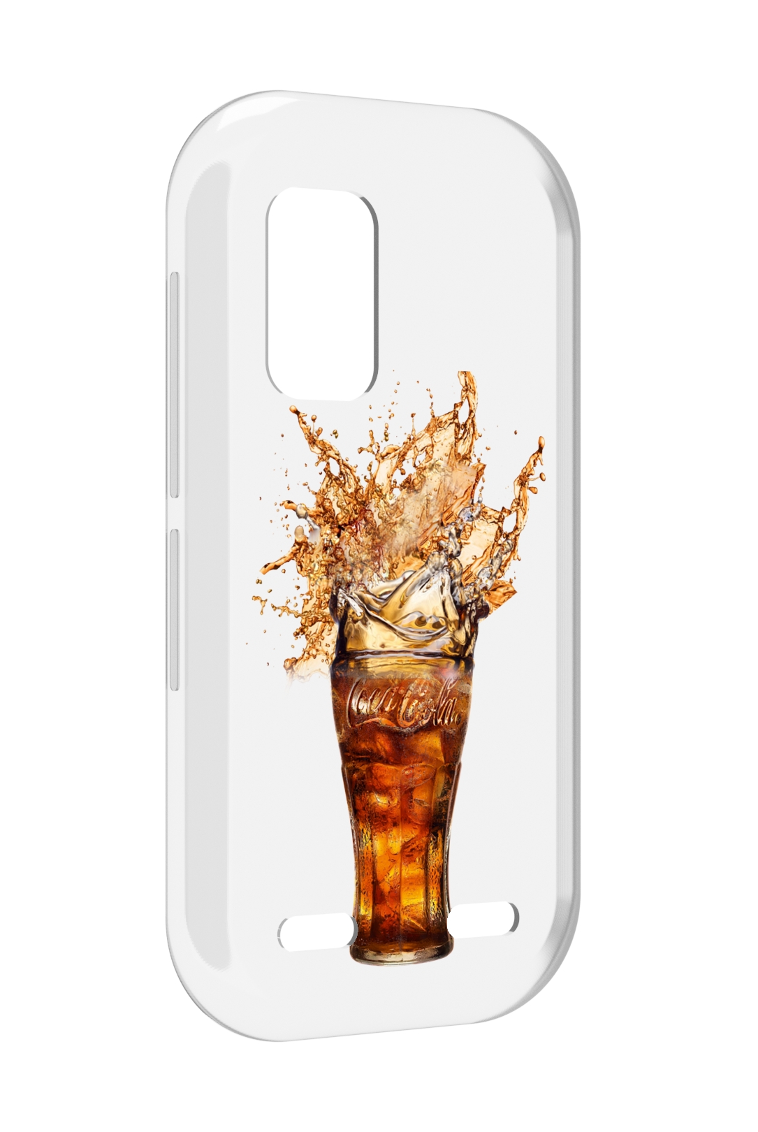 

Чехол MyPads Кола-в-стакане для UleFone Armor X10 / X10 Pro, Прозрачный, Tocco