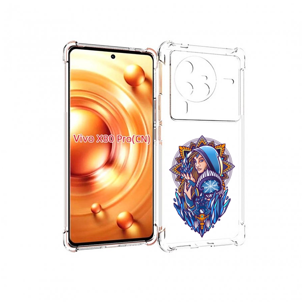 

Чехол MyPads кристал мейден дота 2 для Vivo X80 Pro, Прозрачный, Tocco