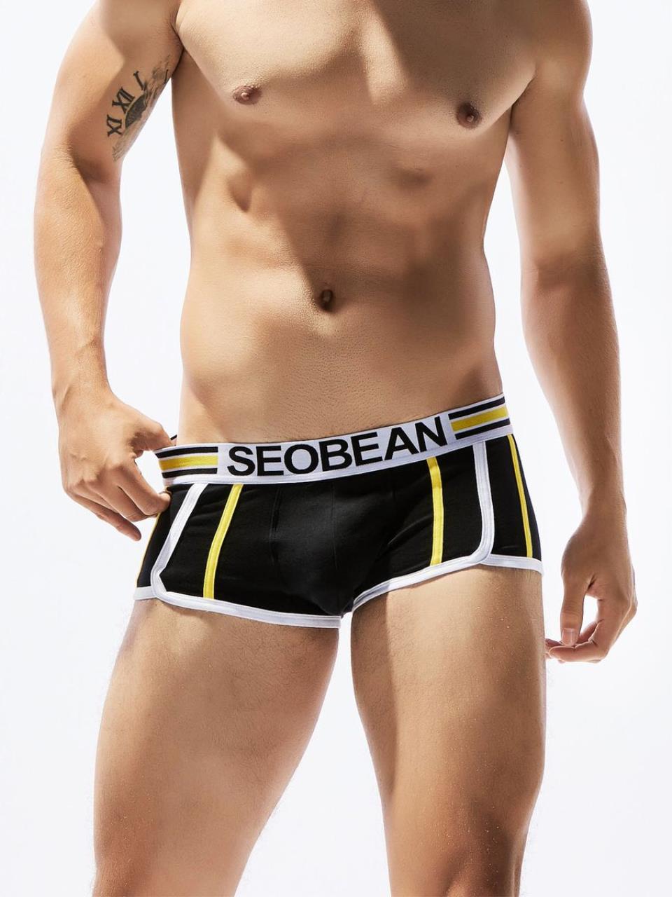 

Трусы мужские seobean 70212 черные XXL, 70212