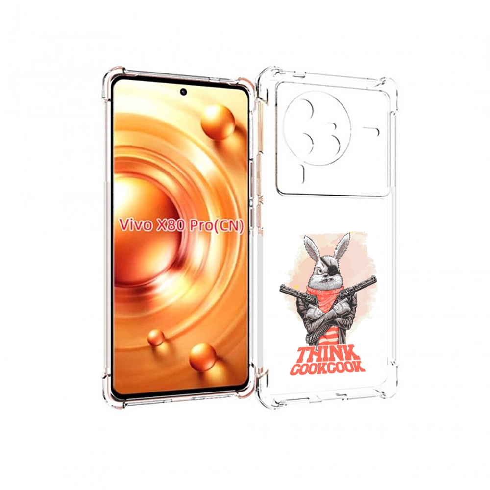 

Чехол MyPads кролик пират для Vivo X80 PRO, Прозрачный, Tocco