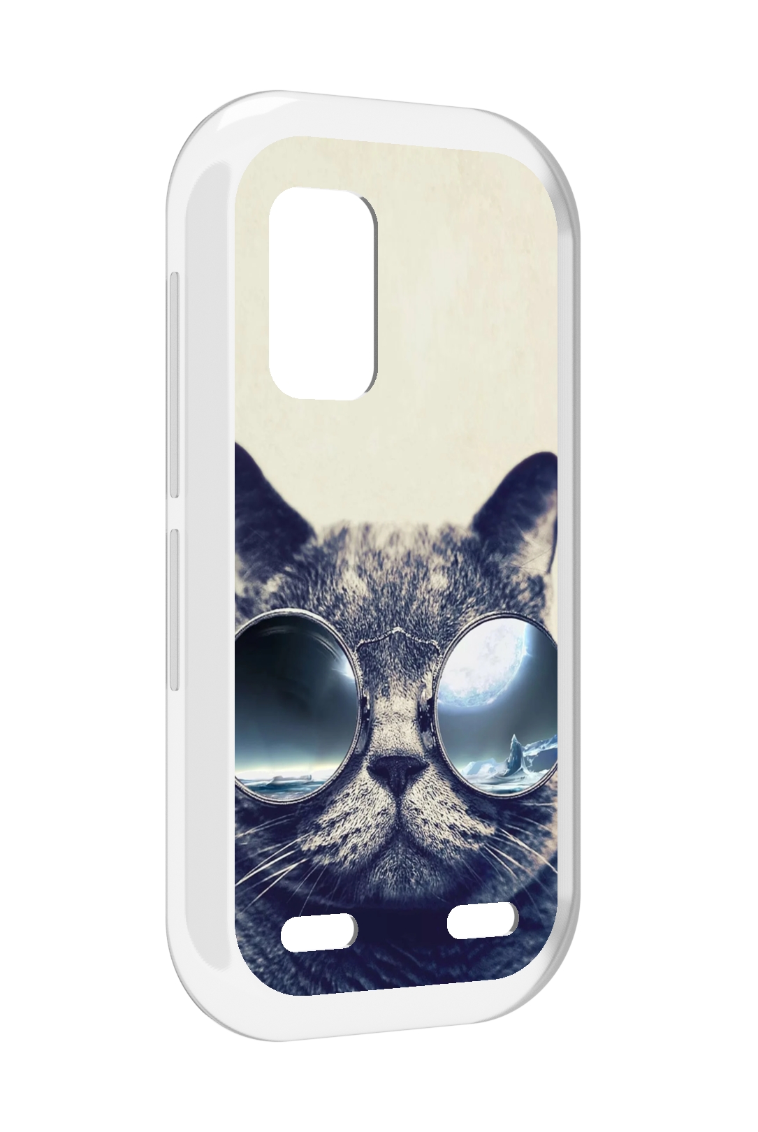 

Чехол MyPads Кот-в-очках-2 для UleFone Armor X10 / X10 Pro, Прозрачный, Tocco