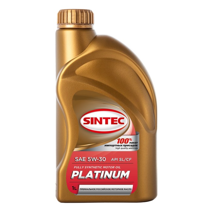 

Моторное масло Sintec Platinum 5W-30 SN/CF синтетика 1 л