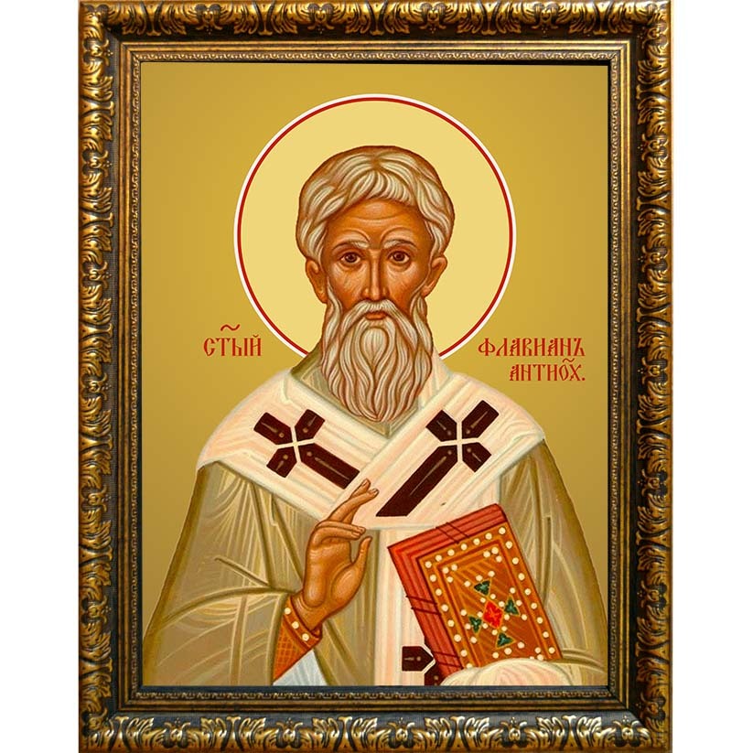 

Флавиан, архиепископ Антиохийский, святитель. Икона на холсте.