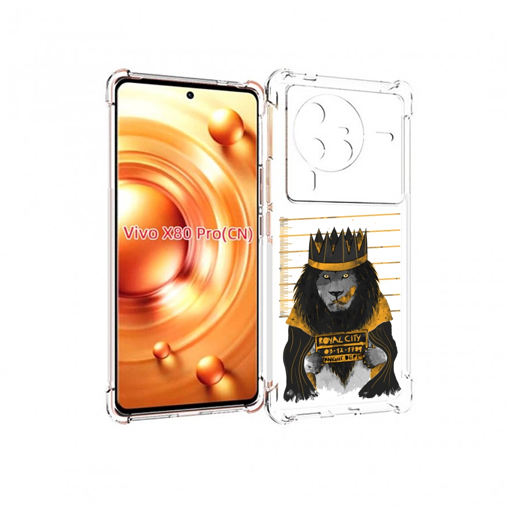 

Чехол MyPads лев в законе для Vivo X80 PRO, Прозрачный, Tocco