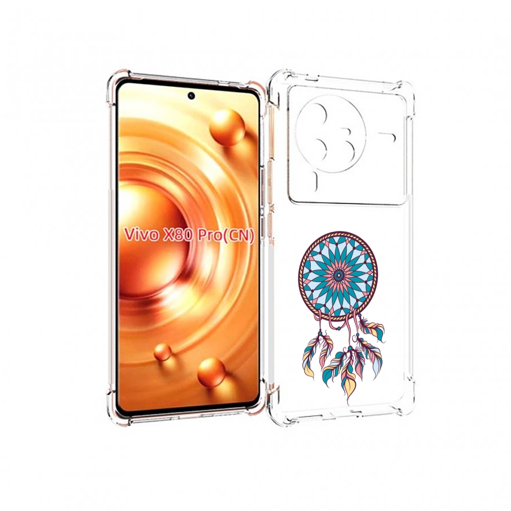 

Чехол MyPads ловец снов синий для Vivo X80 PRO, Прозрачный, Tocco