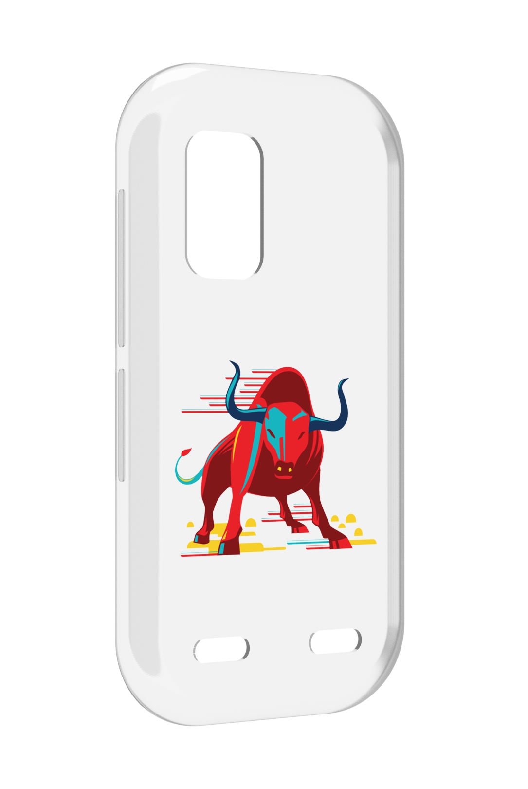 

Чехол MyPads Красный-бык для UleFone Armor X10 / X10 Pro, Прозрачный, Tocco