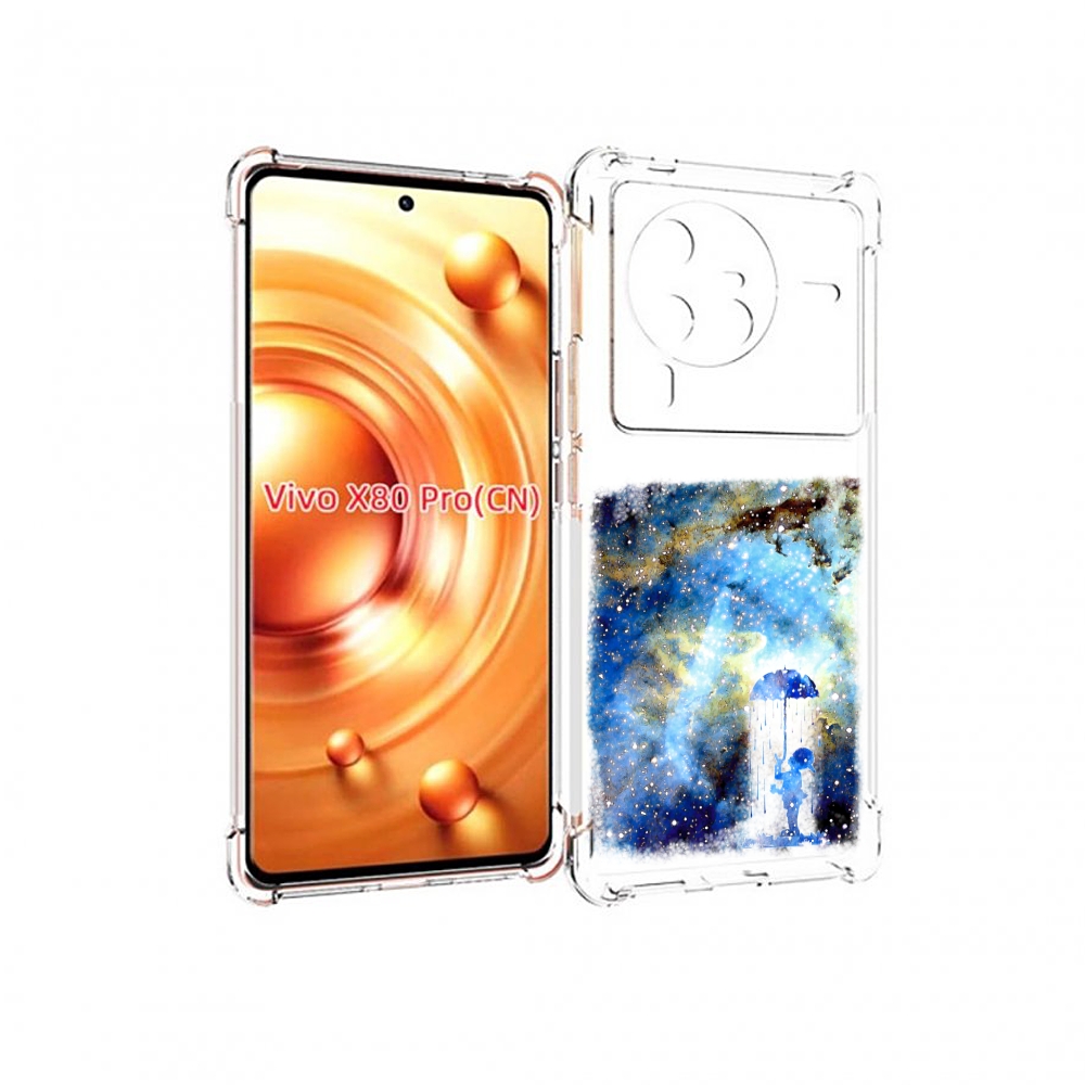 

Чехол MyPads мальчик в небе для Vivo X80 Pro, Прозрачный, Tocco