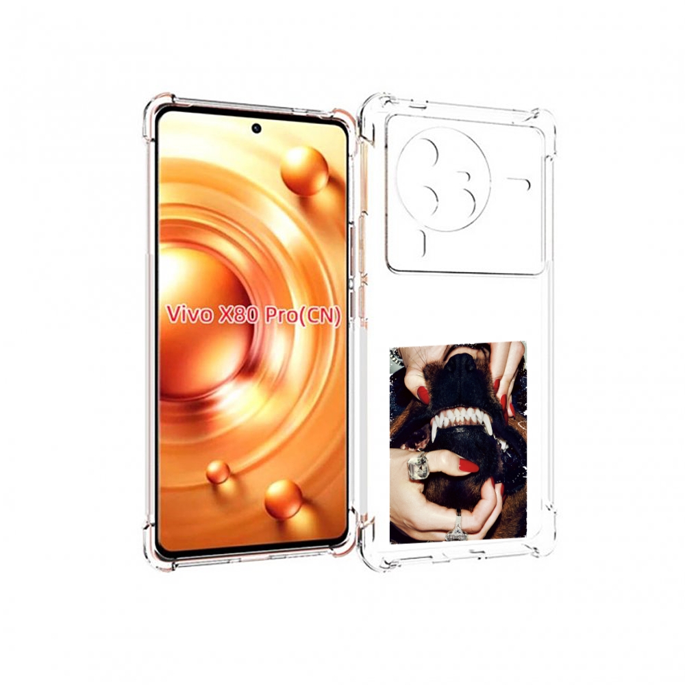 

Чехол MyPads маникюр для Vivo X80 Pro, Прозрачный, Tocco