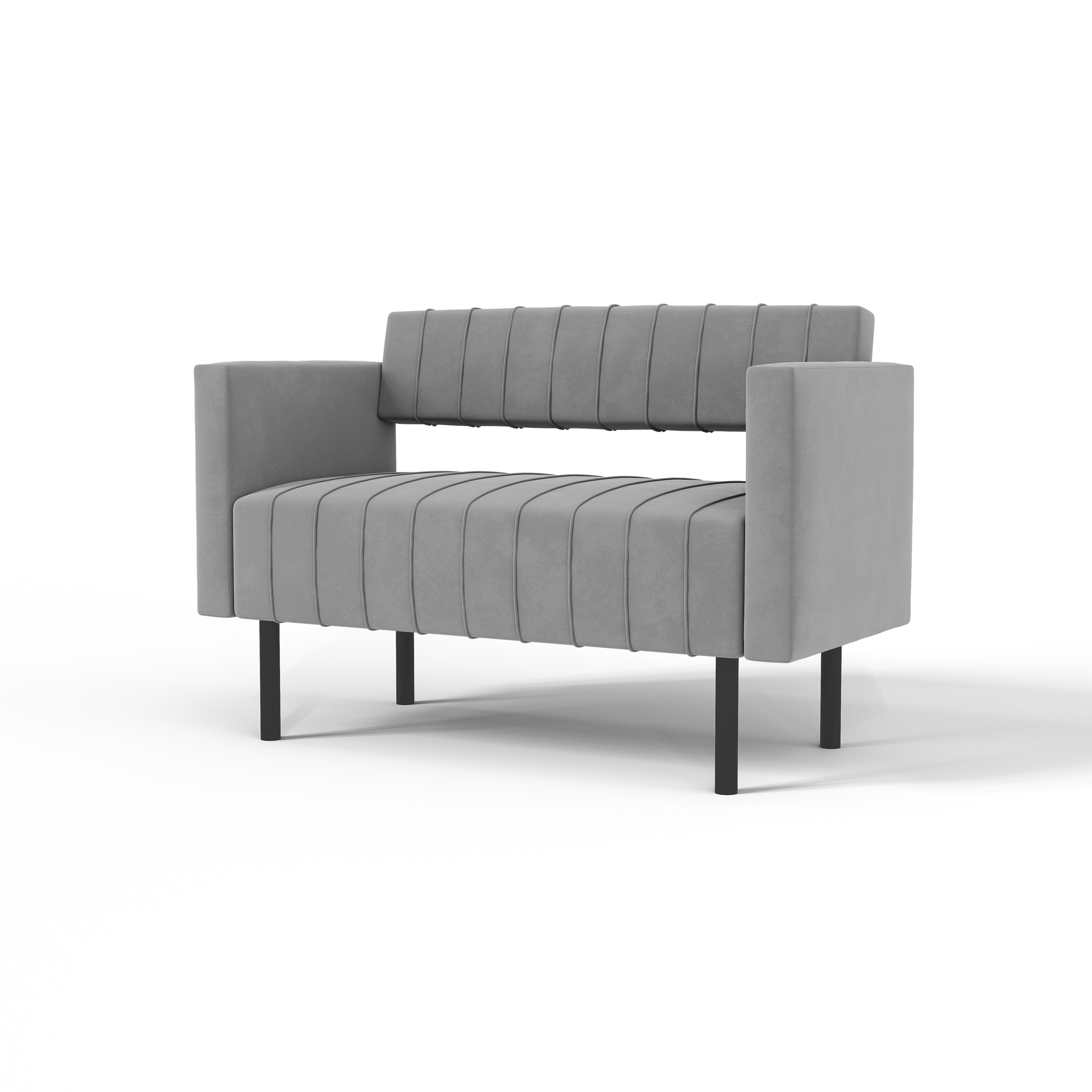 

Диван SALON TRON, RAIN 116х54х82 см, серый, RAIN