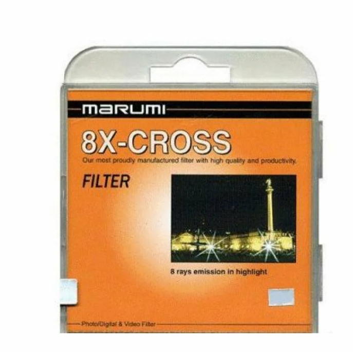 

Спектрально-лучевой фильтр Marumi 8X Cross 72 мм., 8X Cross