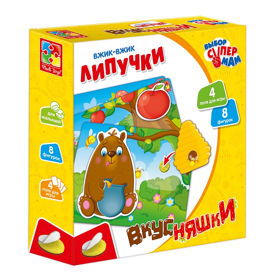 

VladiToys Вжик-вжик Липучки Вкусняшки VT1302-18 с 3 лет