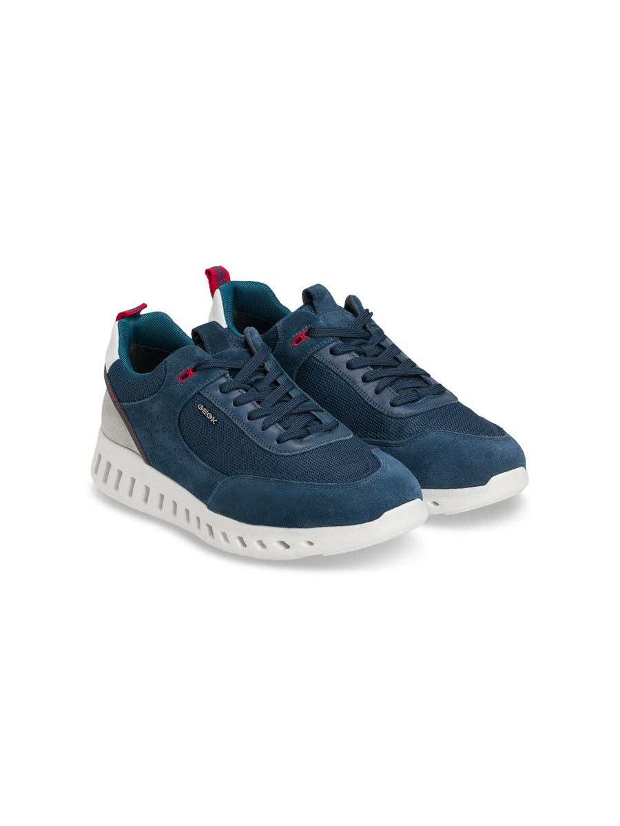 

Кроссовки мужские GEOX 001389564 синие 45 EU, Синий, 001389564