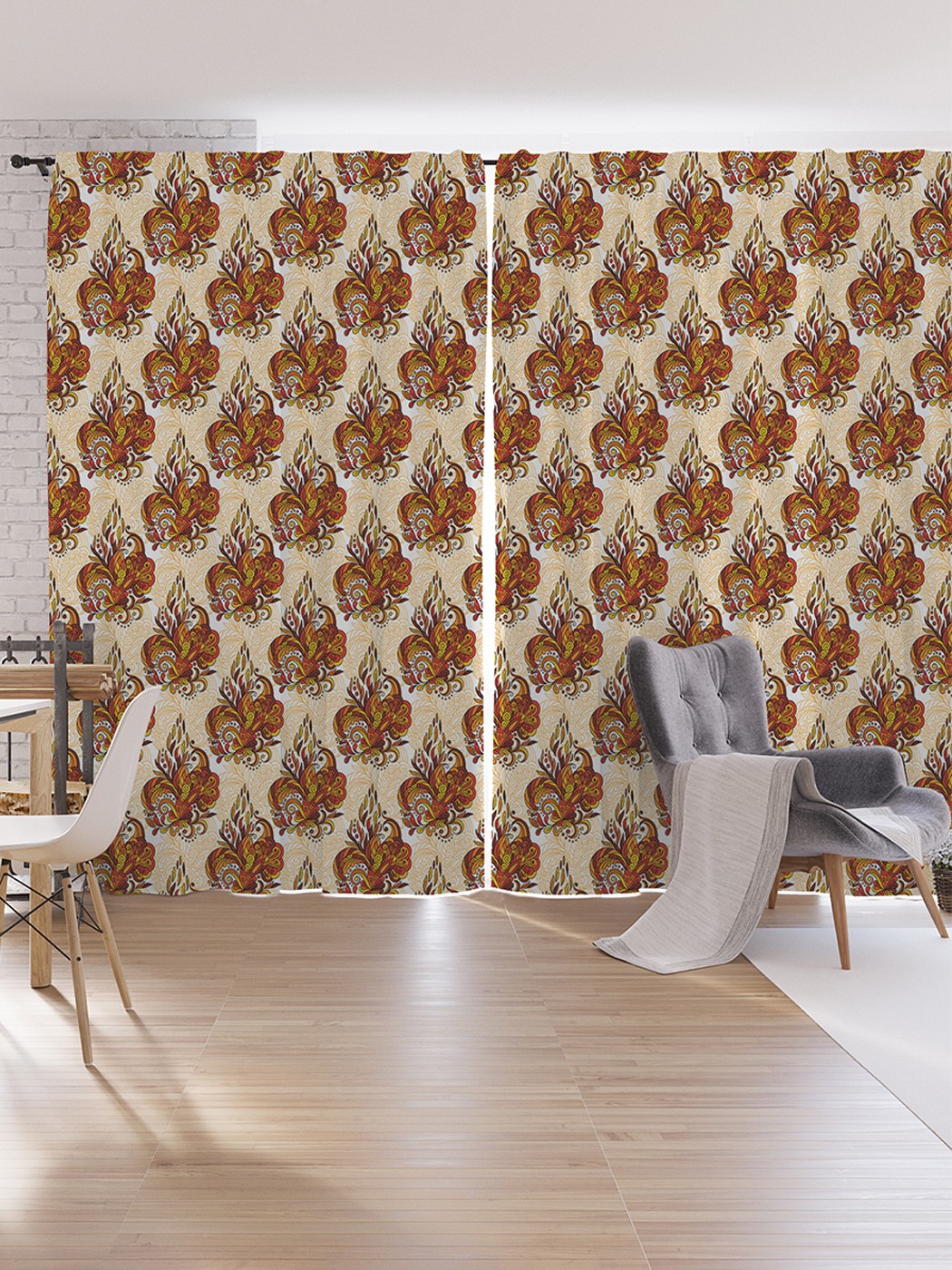 

Шторы под лён JoyArty "Плотные ростки", серия Oxford DeLux, 340х265 см, Плотные ростки