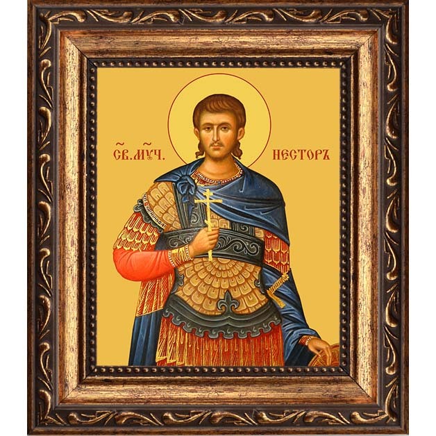 

Нестор Солунский (Фессалоникийский) Мученик. Икона на холсте.