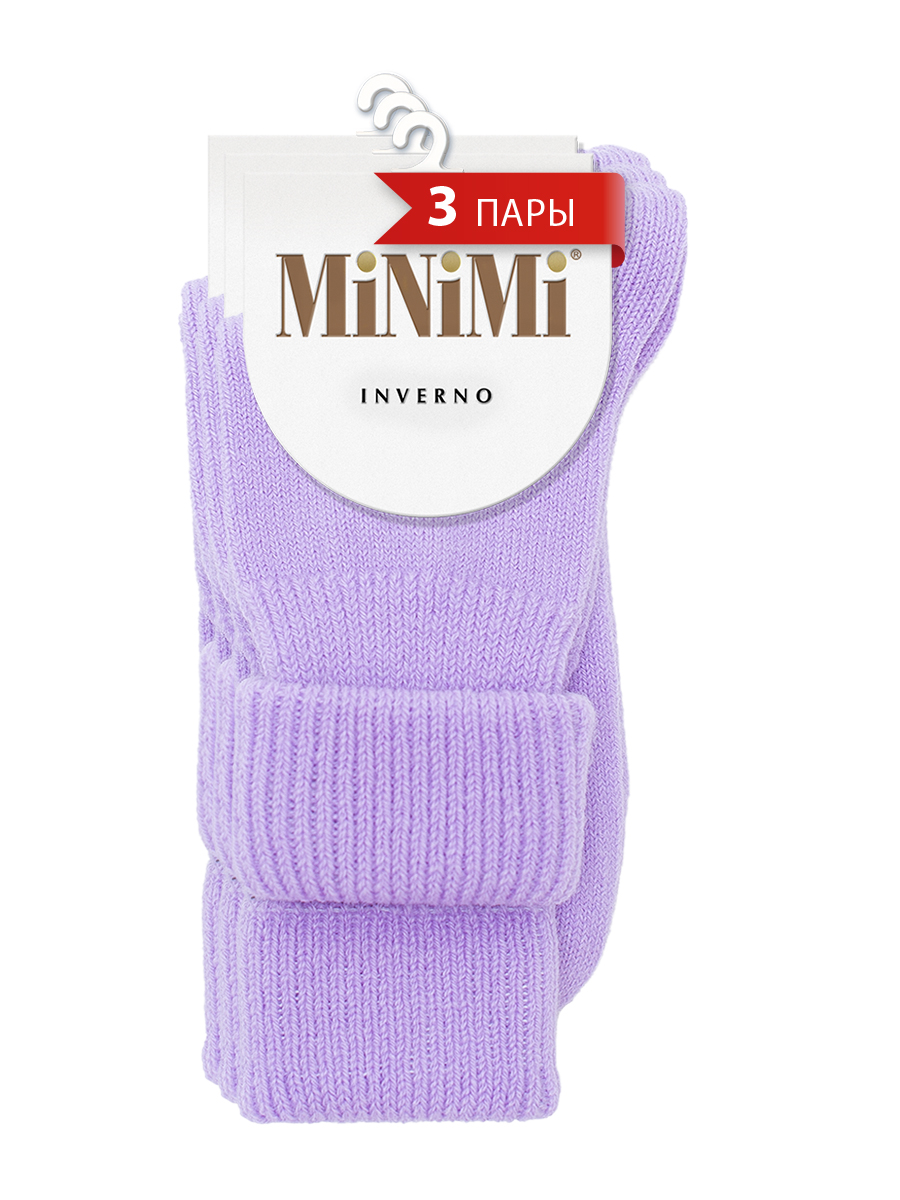 Комплект носков женских Minimi Basic SNL-475309 фиолетовых OS