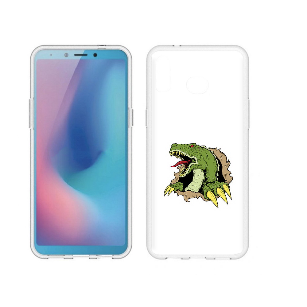 

Чехол MyPads Tocco для Samsung Galaxy A6s годзила (PT123850.597.290), Прозрачный, Tocco