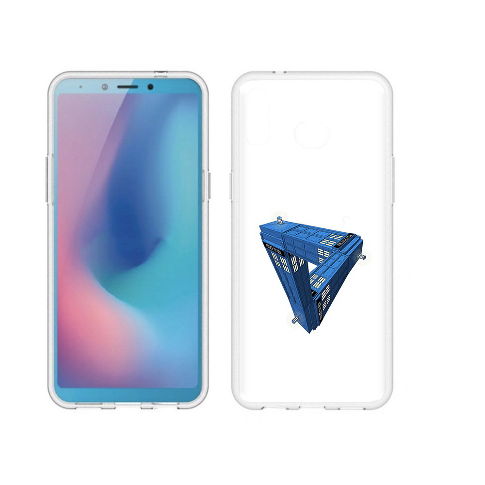 

Чехол MyPads Tocco для Samsung Galaxy A6s головолока абстракция (PT123850.597.291), Прозрачный, Tocco