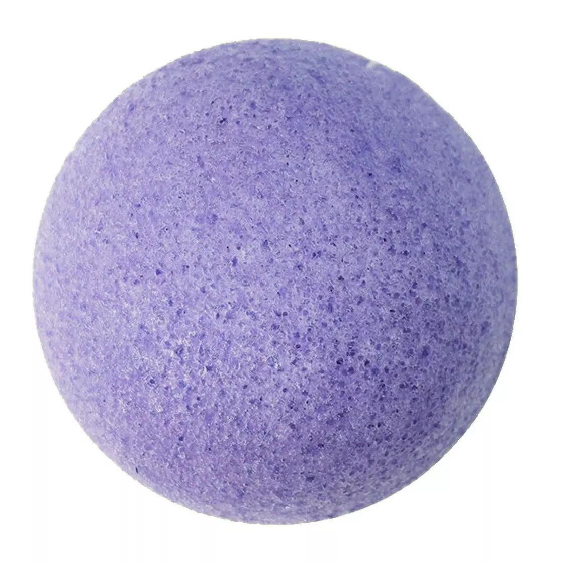 Спонж конняку для умывания от Gessie фиолетовый цвет спонж для очищения лица irisk конняку круглый диаметр 70мм высота 43мм 05 фиолетовый