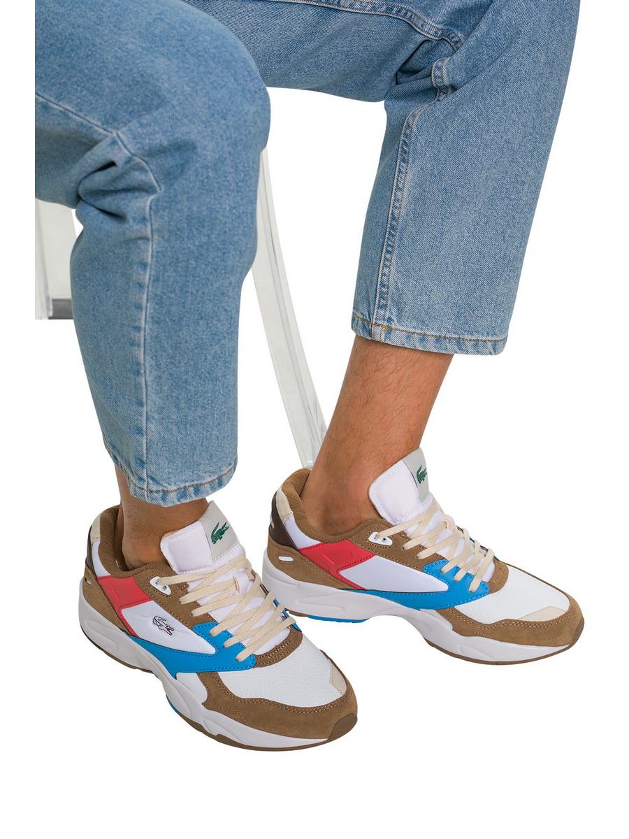 

Кроссовки мужские Lacoste 001414901 бежевые 41 EU, Бежевый, 001414901