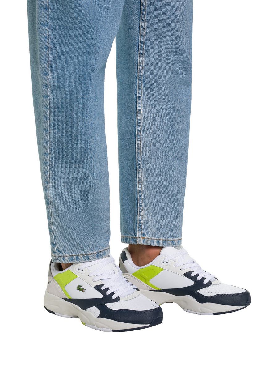 

Кроссовки унисекс Lacoste 001414901 белые 41 EU, Белый, 001414901